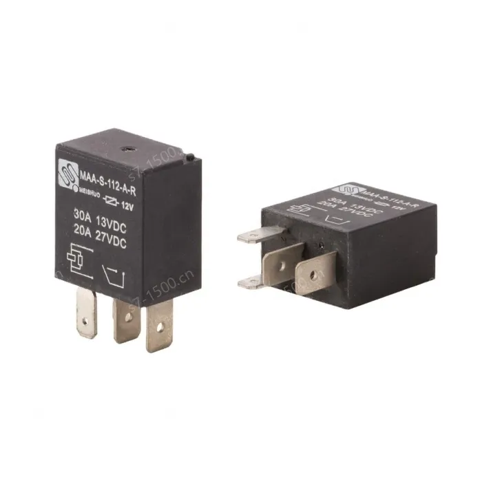 Meishuo MAA-S-112-A-R Power Factor Control Relay 30a 12v 4pin Automotive Rele with Resistor Car Relay Price