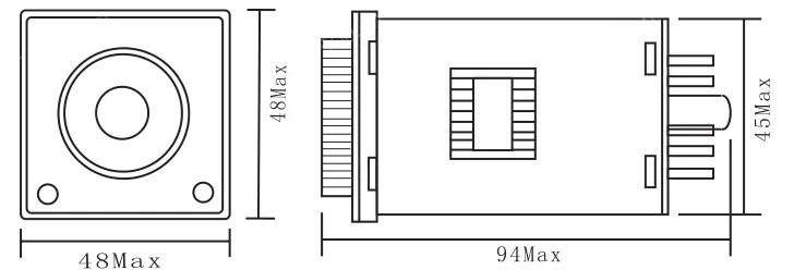 Meishuo H3BA-8 High Quality 24VDC/VAC Time Relay Miniature Size High Power Sealed Power-on Delay Time Relay for AC220V/DC12V