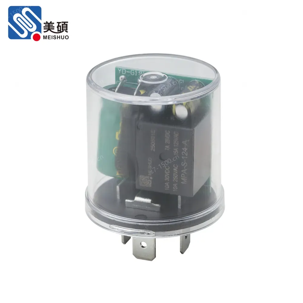 24V DC 3P Low Power Anti-Hyperflash Electronic Flasher Relay Nickel-plated Copper Contacts Sealed Protection for Car