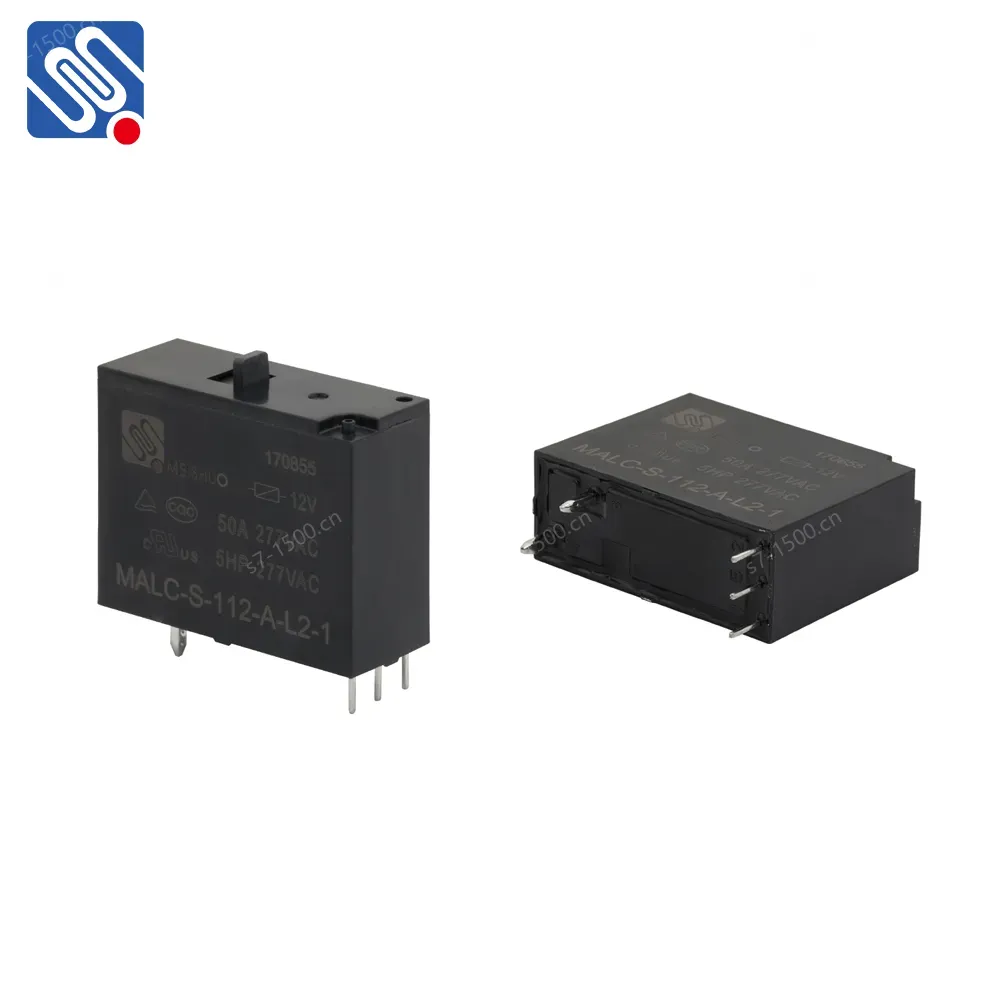 Meishuo MALC 277VAC 50 Amp Latching Power 12v Miniature 50a 1 Coils Latch Relay