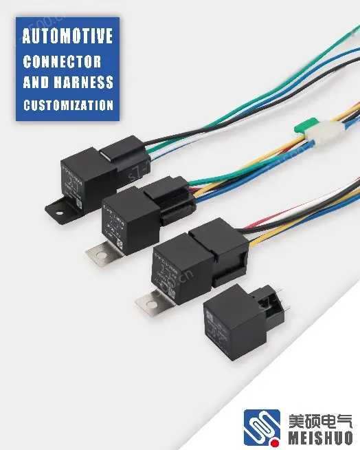 MEISHUO MAH-S-124-C-1 Changeover Type Car Automobile Relay JD1914 24 v 30a 60A 4pin 5pin JD1912