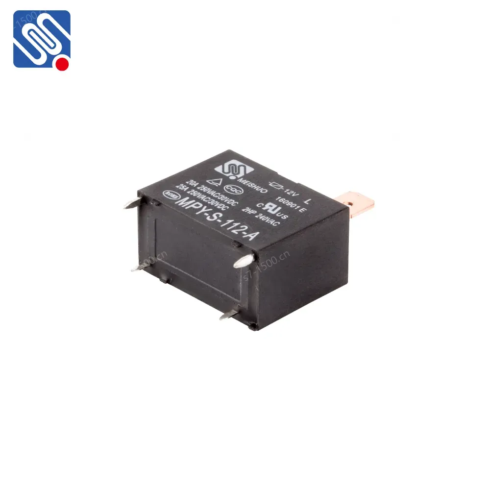 Meishuo MPY-S-112-A 24VDC 4 Pin Micro Mini Electromagnetic Power PCB Relay 12VDC Sealed Protection for Air Conditioner