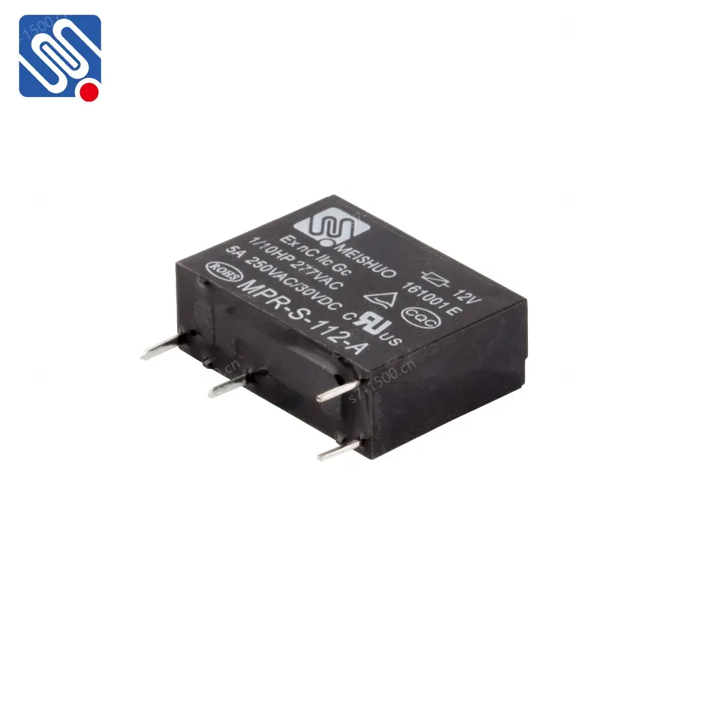 MEISHUO MPR-S-112-A air Condition Start Relay 3a Power Relay 5 Pin 12v