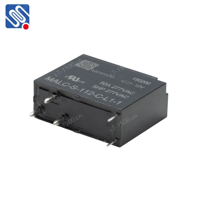 Meishuo MALC ROHS 277VAC 50A 277VAC 5v 12v High Power sealed Latching Relay for Smart Home
