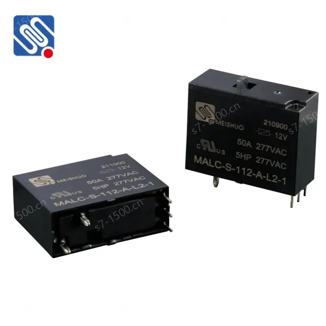 Meishuo MALC ROHS 277VAC 50A 277VAC 5v 12v High Power sealed Latching Relay for Smart Home