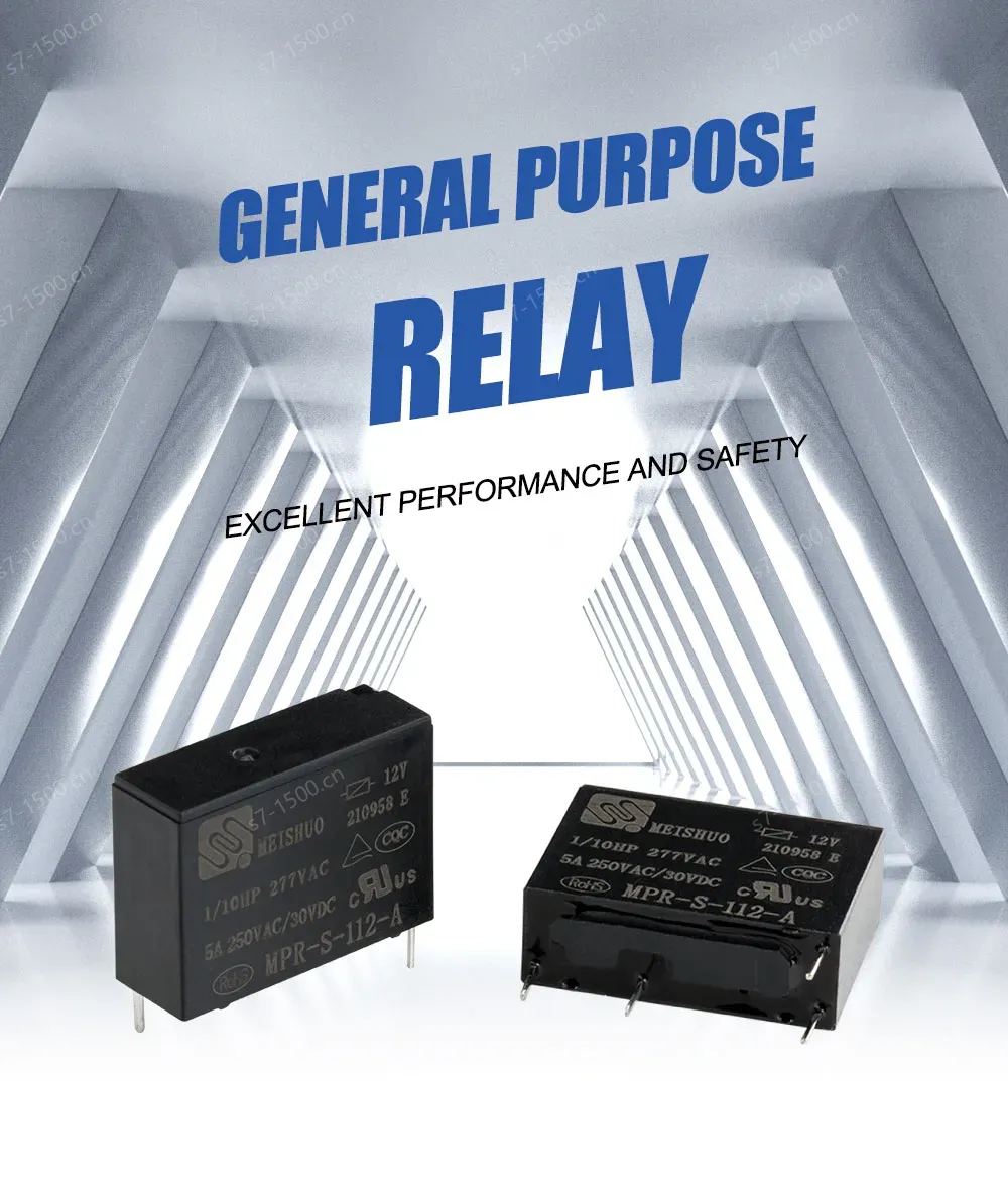 Meishuo MPR-S-112-A Mini Relay Normally Open Low Power 5A 250VAC Relay