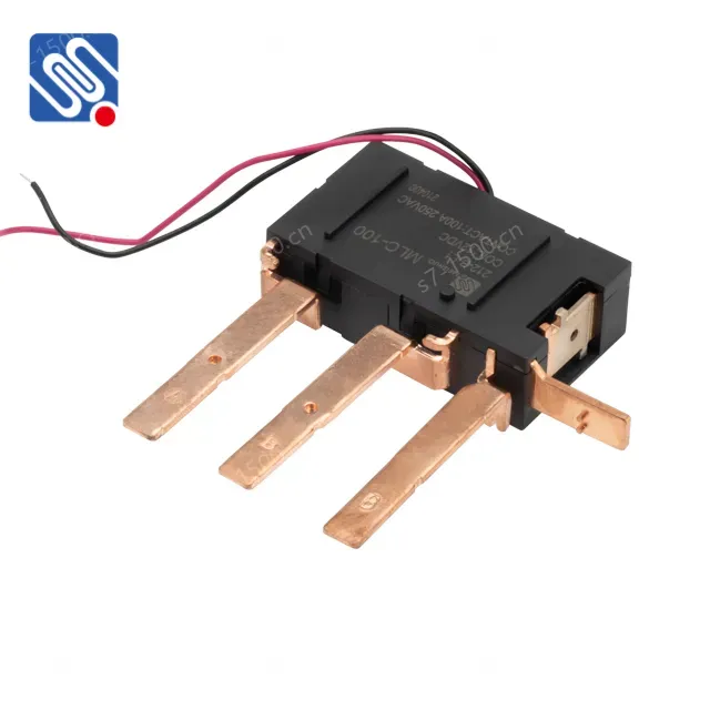 Meishuo MLC-100-212-B-L1 High Power 12V 100A 250VAC NC Miniature Size Sealed Magnetic Latching Electromagnetic Relay