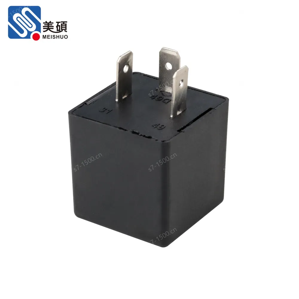MFB-3-24V 3P Flasher Relay Nickel-plated Copper Easy Plug and Play Universal Replacement for 24V DC No Wiring Needed