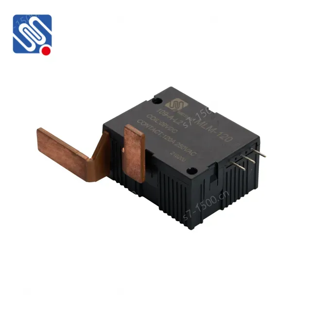Meishuo MLM-120-109-A-L2 Normally Open 9VDC 120A Double Coils 6W Latching Relay for Electricity Meter