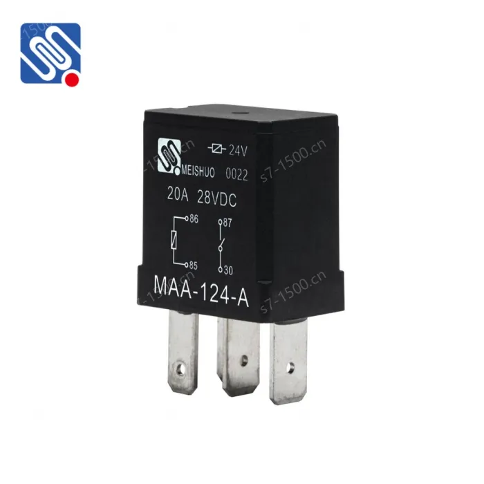 Meishuo MAA Violet Car Relay New DC12V/24V 35A 4PIN/5pin for Modified Vehicles