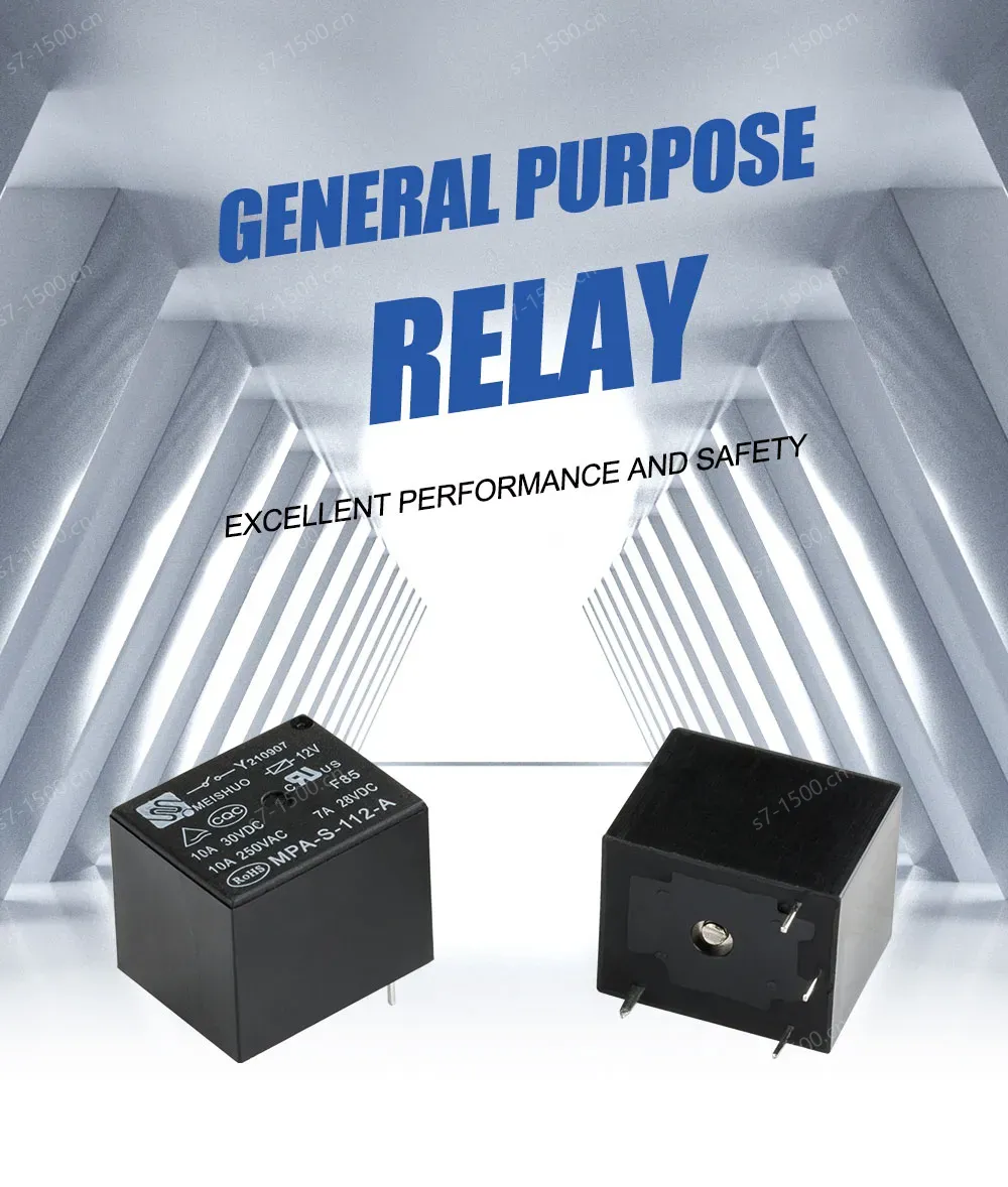 Meishuo MPA-S-106-A T73 10mpa 6v 4pins General Purpose Jqc-3f Miniature Universal Relay Size Pcb Relay 6v Rele