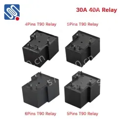 Meishuo MPQ1 4pin 5 Pins Quick Connect Terminal Rele 30/40amp 12vdc General Pcb Relays