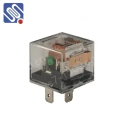 MEISHUO MAH 12V 5PINS DPDT Automotive Relay 5 Pin Transparent Leds 40A/60A/80A Series