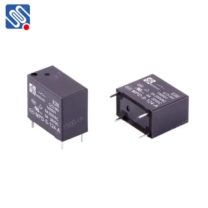 Meishuo MPD 5A 10A 250vac 4 Pin Mini Size PCB 12v Relay 4 Pin Relay High Power Relay