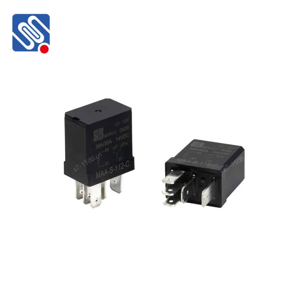 Meishuo MAA 5pin Auto Relay 12v 35a/28vdc 12v Dc 5pin Power Automotive Relay with 40a Rated Current for Car Spare Parts