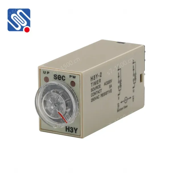 Meishuo H3Y-2 Miniature 8pin 14pins 5A Power on Delay Time Relay High Power AC 220V Sealed Protector