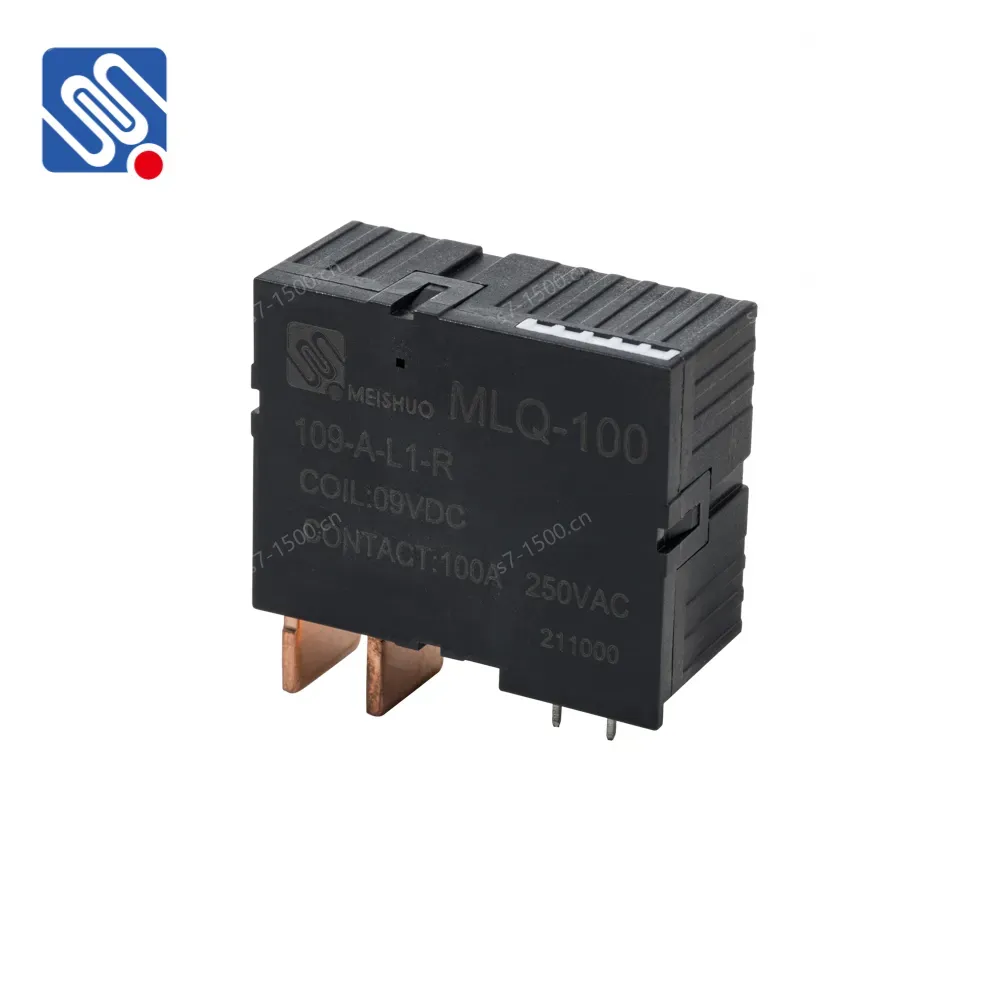 Meishuo MLQ-100 Miniature Bistable Magnetic Latching Relay 109-A-L1-R QC 100A with 96 Resistance Coil Normally Closed PCB Mo