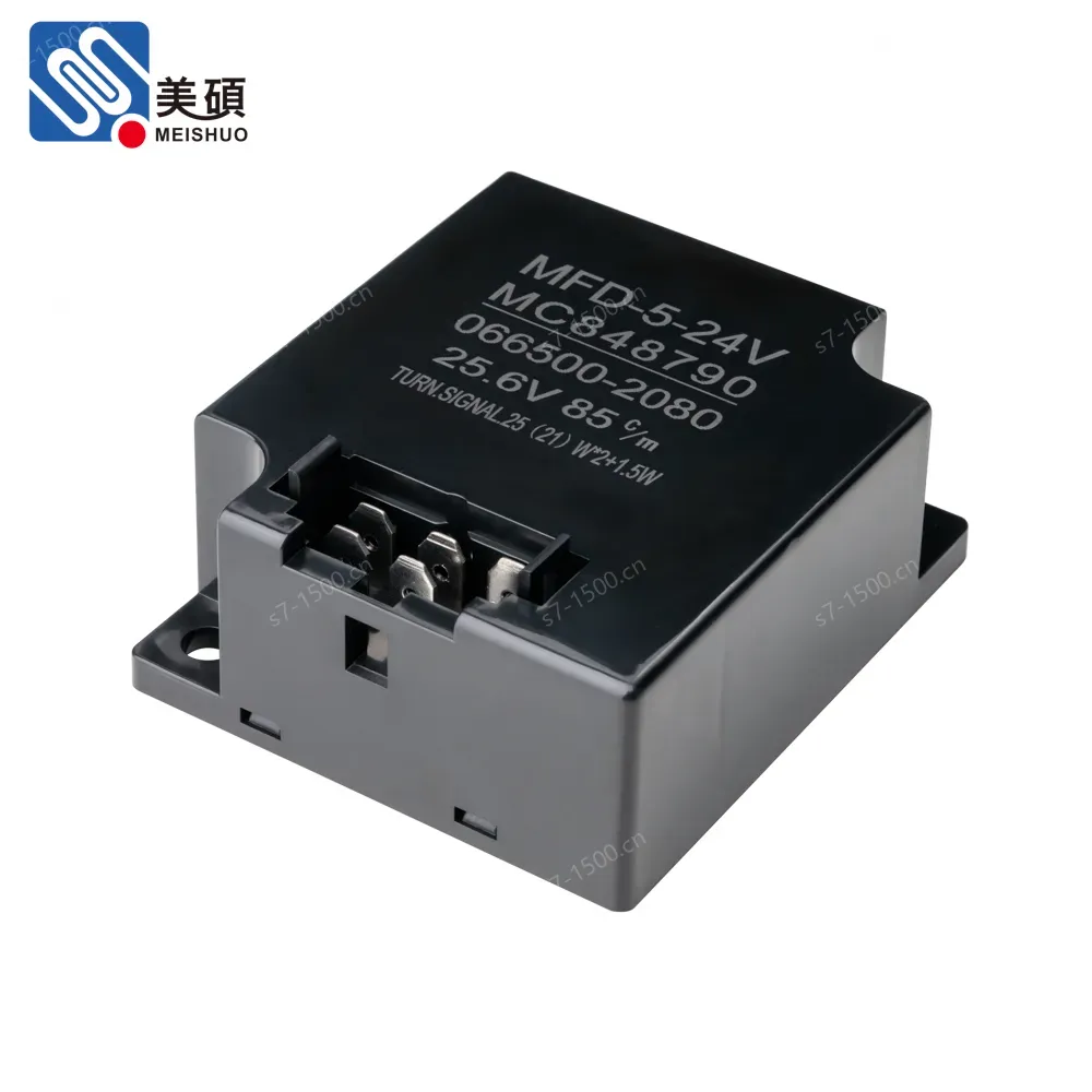 For MFD-5-24V DC Waterproof IP67 24V 5P Low Power Flasher Relay Nickel-plated Copper Automotive Motorcycle LED Signal