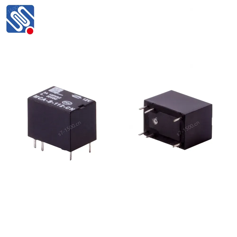 Meishuo MCA SPDT 3A 3-24VDC Electromagnetic Relay Sealed PCB Sign Relay Factory Supply