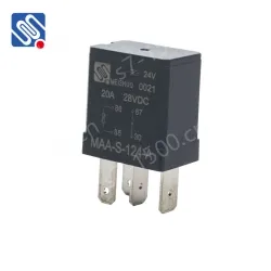 Meishuo MAA 12V 35A Waterproof Black Violet Relay Switch for Car New Reliability for Automobile Fog Lamp Air Conditioner