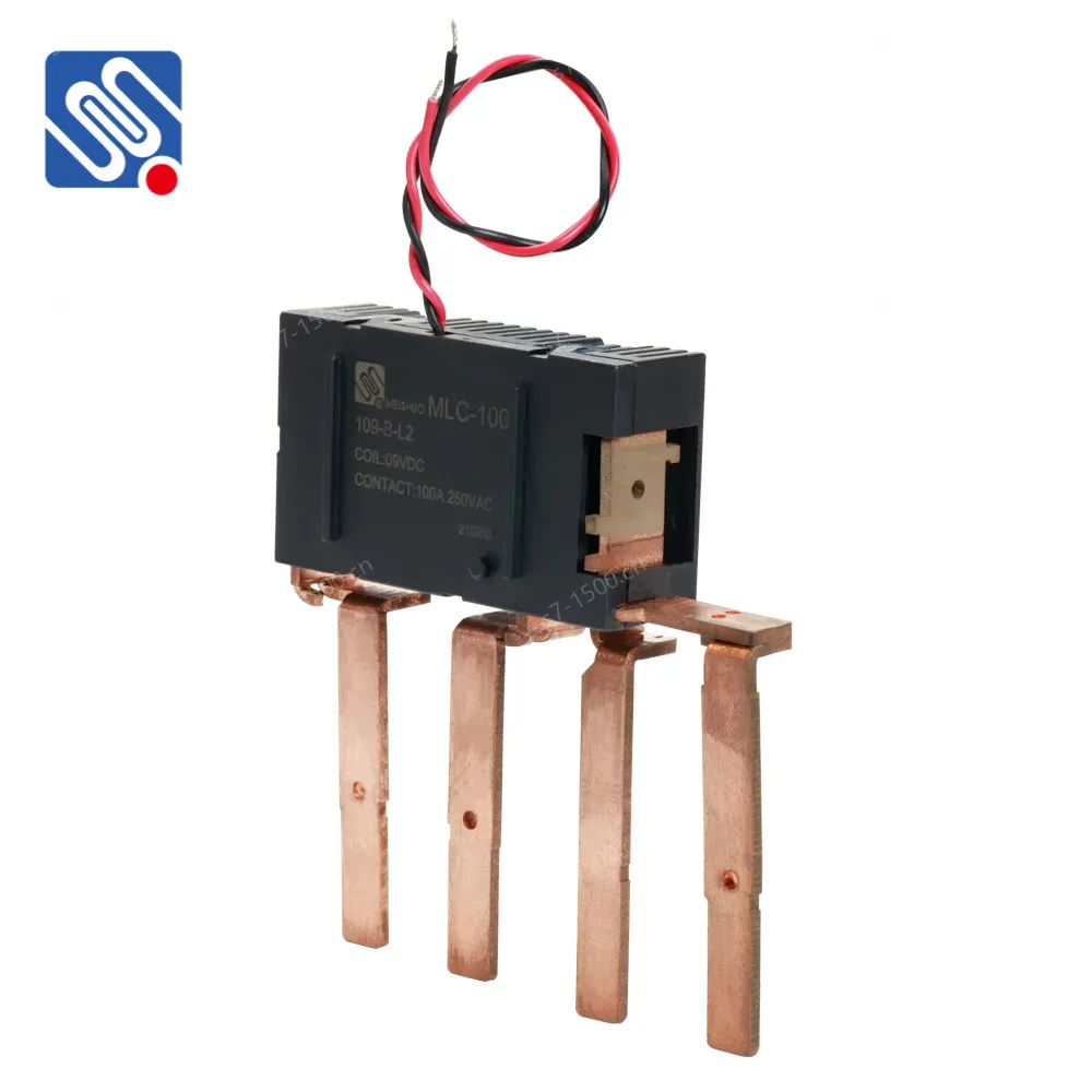 Meishuo MLR 100A Miniature Bistable Polarized Relay High Power 12VDC Remote Control Energy Efficient 24VDC Switch PCB Sealed