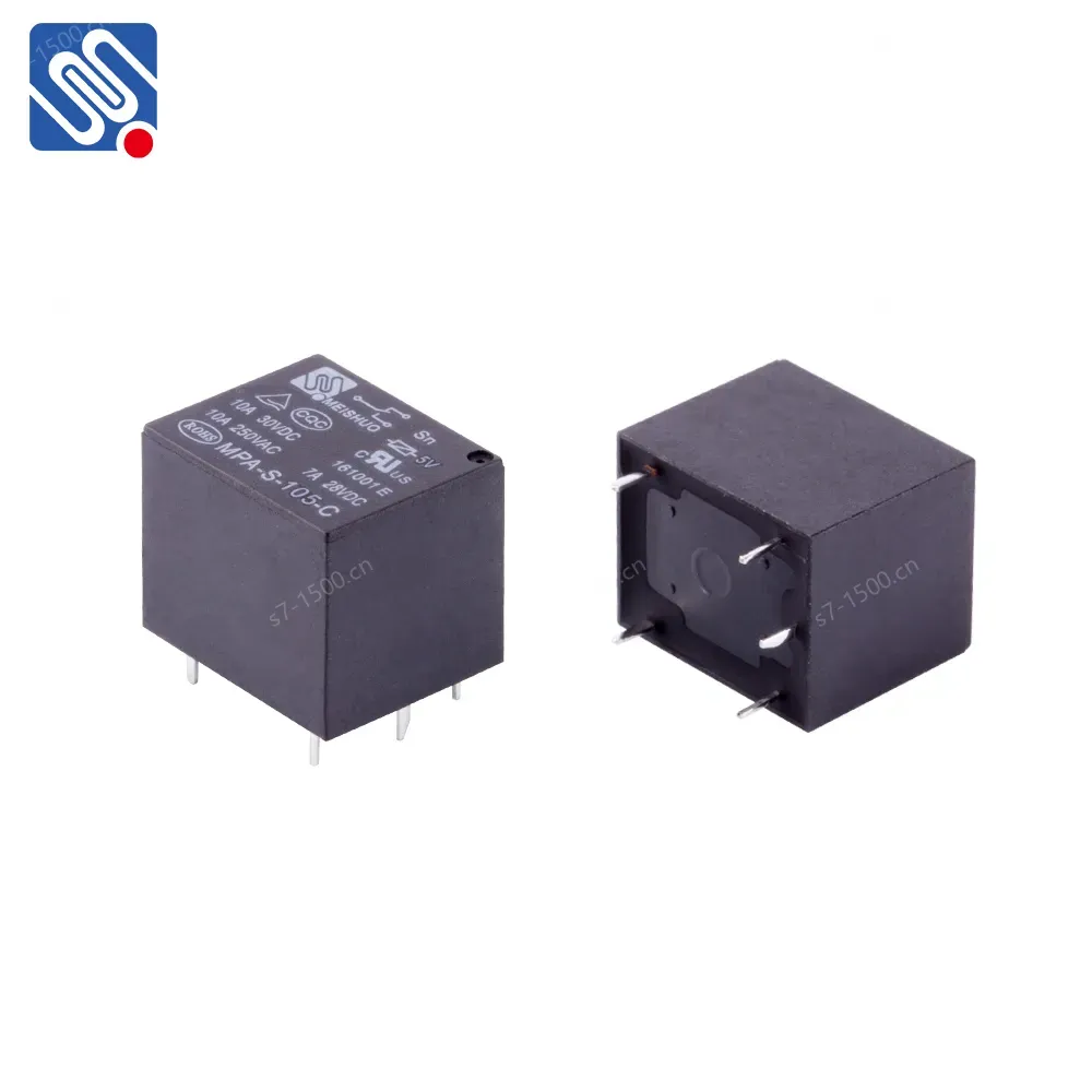 Meishuo MPA-S-106-A T73 10mpa 6v 4pins General Purpose Jqc-3f Miniature Universal Relay Size Pcb Relay 6v Rele
