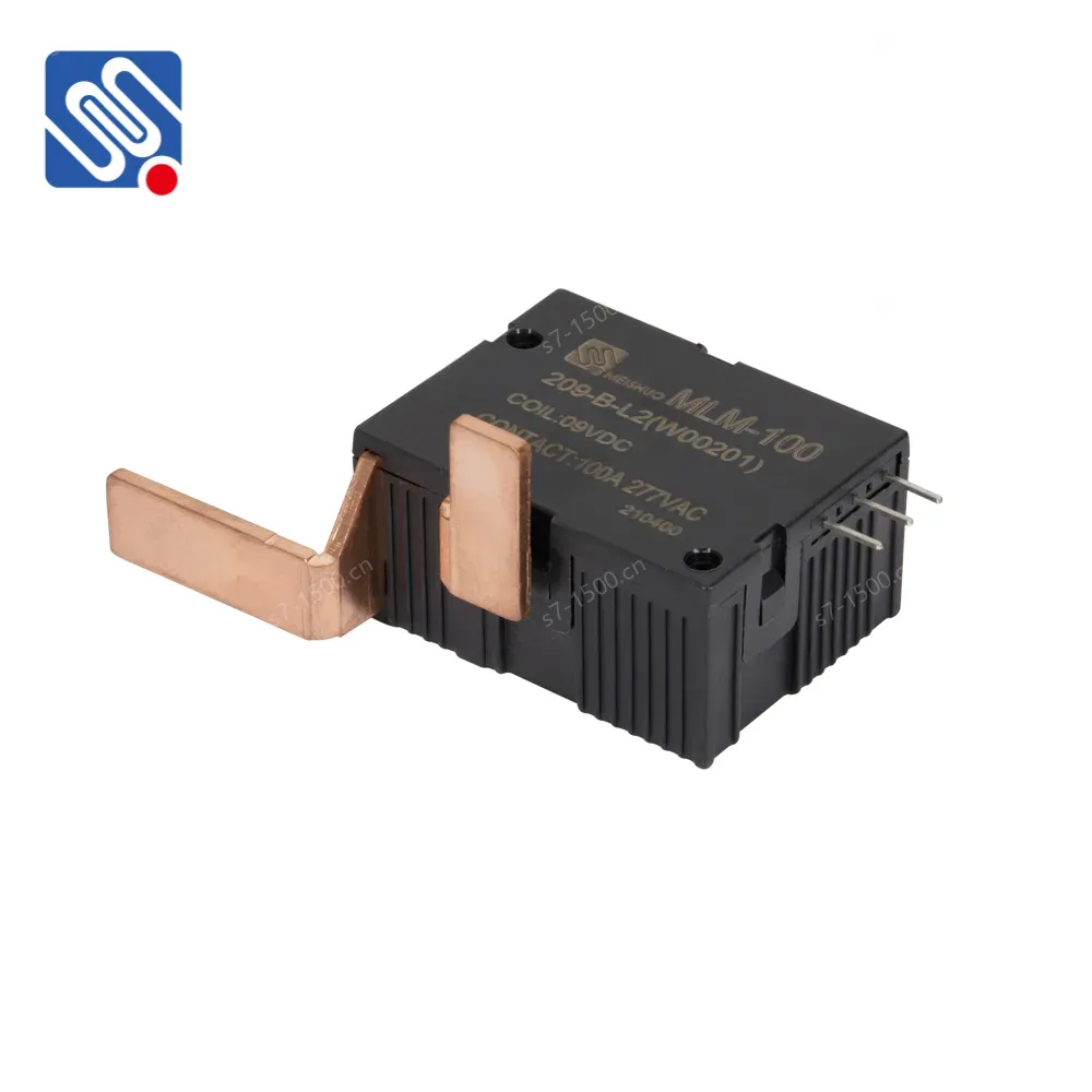 Meishuo MLM-100-209-B-L2 High Power 100A Bistable Latching Relay Miniature Size High Power Contact 9V Coil Switching