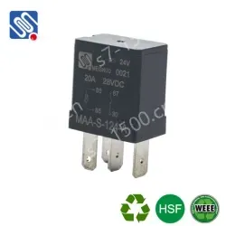 Meishuo MAA 5pin Auto Relay 12v 35a/28vdc 12v Dc 5pin Power Automotive Relay with 40a Rated Current for Car Spare Parts