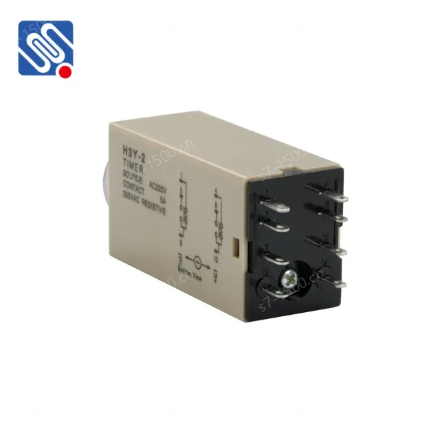 Meishuo H3Y-2 Miniature 8pin 14pins 5A Power on Delay Time Relay High Power AC 220V Sealed Protector