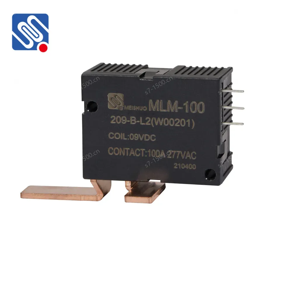 Meishuo MLM-100-209-B-L2 High Power 100A Bistable Latching Relay Miniature Size High Power Contact 9V Coil Switching