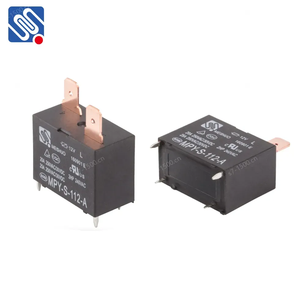 Meishuo MPL-H Mini Power Relay 1A High-Performance Relay 24VDC 20 Amp High Power for Protective PCB Electronic Components