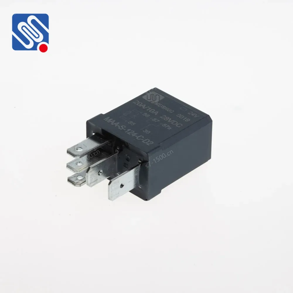 New Meishuo MAA-S-124-C-D2 12VDC 30A Automotive Car Relay with Parallel Diode for Replacement