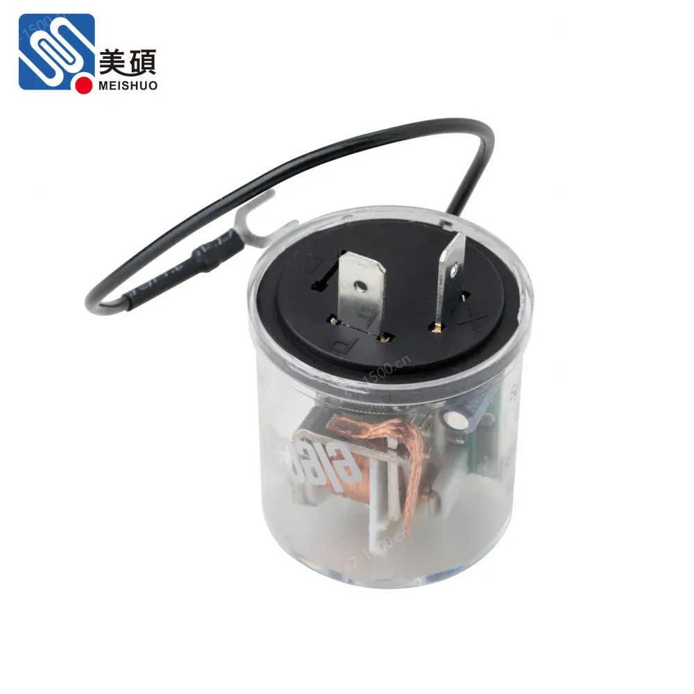 LED Electronic Flasher Relay 2P Nickel-plated Copper 12V 24V Sealed Protection for Turn Signal Conversion No Load